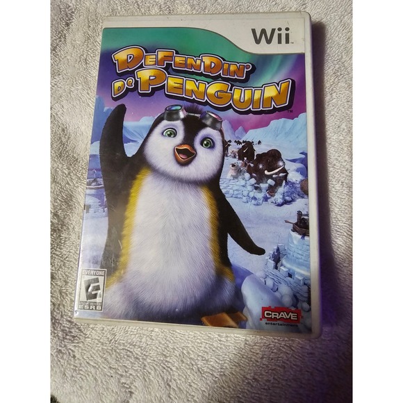 Other - Defendin' De Penguin Wii Game Tower Defense‎ Strategy Kids Family Fun